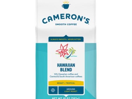 Camerons Coffee - Ground Coffee Hawaiian Blend, 10 Oz (Pack Of 6) For Sale