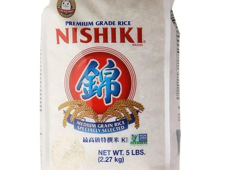 NISHIKI RICE SUSHI PREMIUM 5 LB - Pack of 8 Online Hot Sale