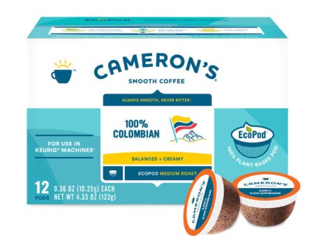 Camerons Coffee - Sea Salt Coffee Colombian 12 Count, 4.33 Oz (Pack Of 6) Online Hot Sale