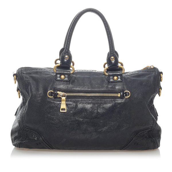 Prada Vitello Shine Handbag 7Je4iF Online now