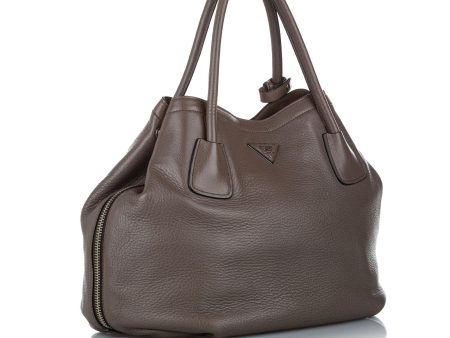 Prada Vitello Daino Satchel 32092 Online now