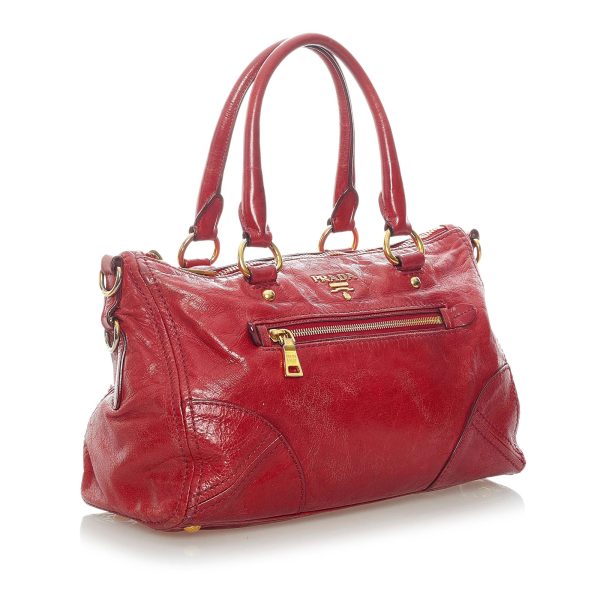 Prada Vitello Shine Satchel 33139 Online Sale