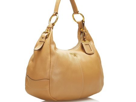 Prada Vitello Daino Hobo 37185 on Sale