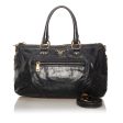 Prada Vitello Shine Satchel 27607 For Discount