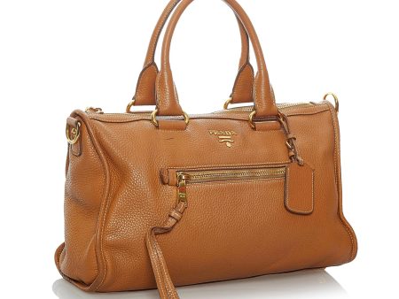 Prada Vitello Daino Handbag 29842 Fashion