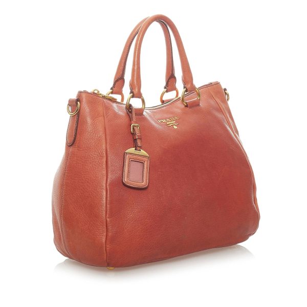 Prada Vitello Daino Satchel 33336 Supply