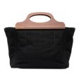 Prada Wood Handle Canapa Logo Satchel MVwVck Fashion