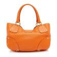 Prada Vitello Daino Leather Pushlock Tote IjN3St For Sale