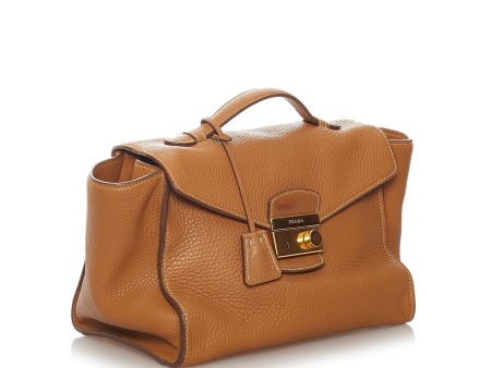 Prada Vitello Daino Satchel 27503 Online Hot Sale