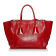 Prada Twin Pocket Leather Tote Bag 30736 Fashion