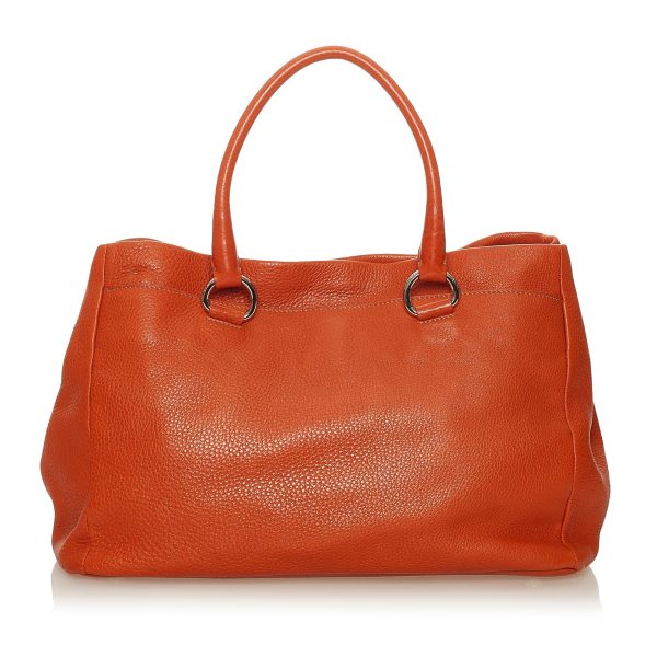 Prada Vitello Daino Satchel 27836 Hot on Sale