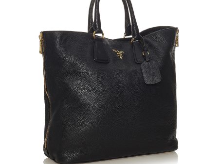 Prada Vitello Daino Leather Satchel 28035 For Cheap