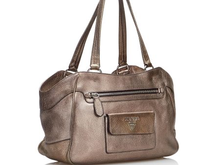 Prada Vitello Daino Handbag FqvS7w Hot on Sale