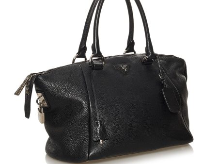 Prada Vitello Daino Handbag 29099 For Cheap