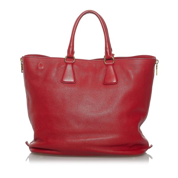 Prada Vitello Daino Leather Tote Bag 33945 Online