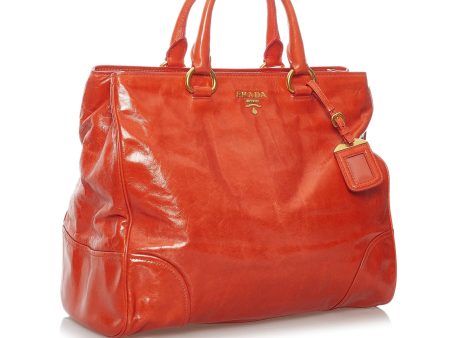 Prada Vitello Shine Satchel 30223 Supply