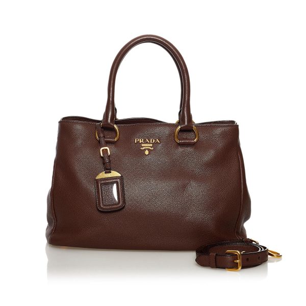 Prada Vitello Daino Satchel 32402 Online Sale