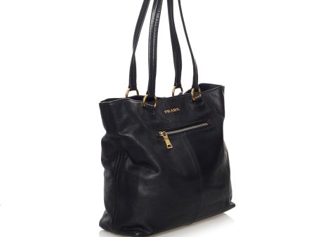 Prada Vitello Daino Leather Tote Bag 32415 Online