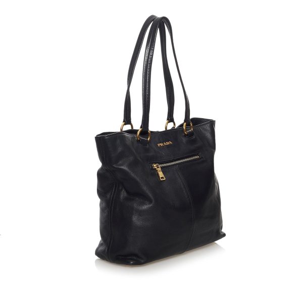 Prada Vitello Daino Leather Tote Bag 32415 Online