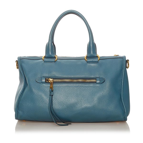 Prada Vitello Daino Satchel 27312 Hot on Sale