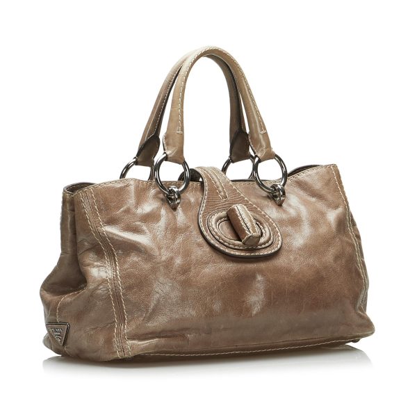 Prada Vitello Shine Tote UNfUQU Fashion