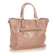 Prada Vitello Daino Leather Satchel 34051 Supply