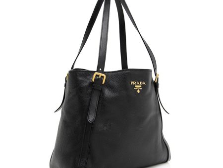 Prada Vitello Daino North South Tote 19897 For Discount