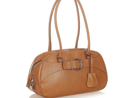 Prada Vitello Daino Shoulder Bag 24715 For Discount