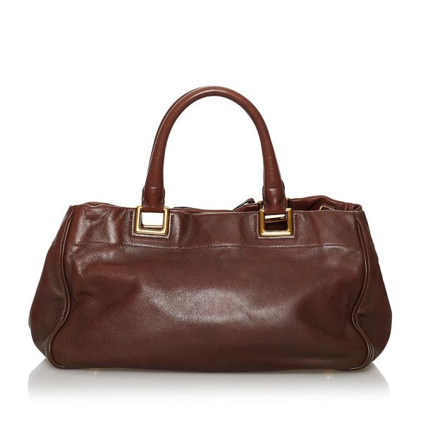 Prada Vitello Shine Satchel 33929 Hot on Sale