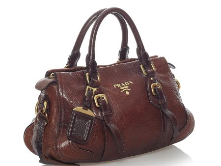 Prada Vitello Daino Satchel 33053 Online Sale