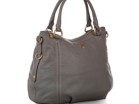 Prada Vitello Daino Satchel 32471 Hot on Sale