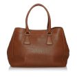 Prada Vitello Daino Satchel 30700 Fashion