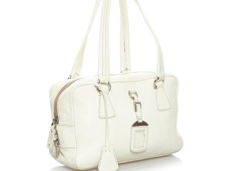 Prada Vitello Daino Handbag 33701 on Sale