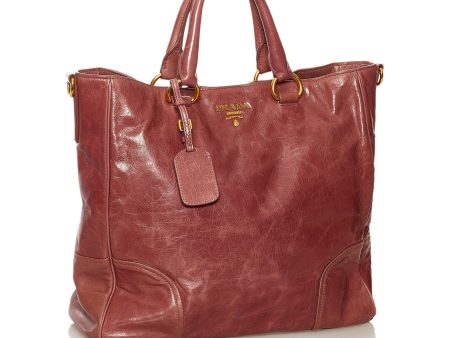 Prada Vitello Shine Satchel 33141 Online