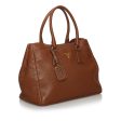 Prada Vitello Daino Satchel 30700 Fashion