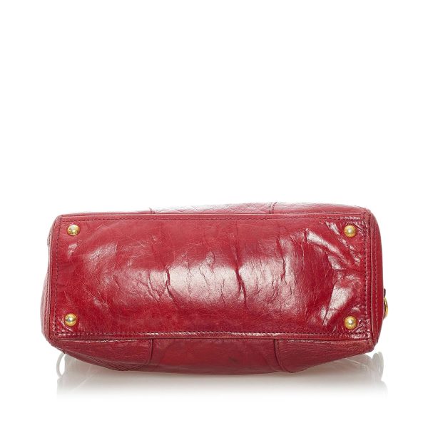 Prada Vitello Shine Satchel 33139 Online Sale