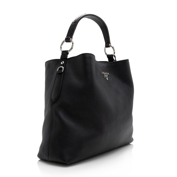 Prada Vitello Daino Hobo 21926 Fashion