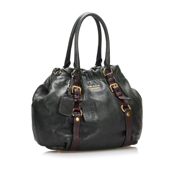 Prada Vitello Daino Satchel 36561 Supply