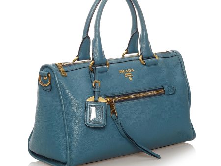 Prada Vitello Daino Satchel 27312 Hot on Sale