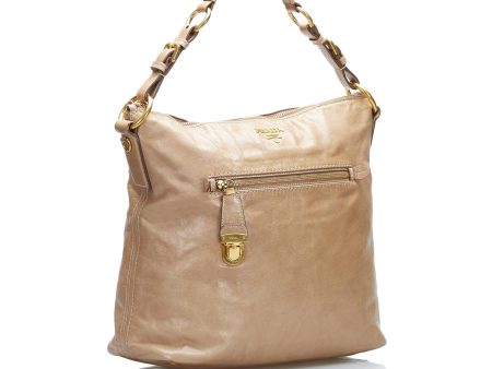 Prada Vitello Shine Shoulder Bag hs6V3o on Sale