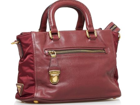 Prada Vitello Daino Satchel h2XdEN Fashion