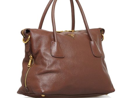 Prada Vitello Daino Satchel qa2wh4 Online Sale