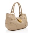 Prada Vitello Daino Leather Pushlock Tote 16679 on Sale