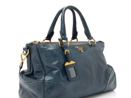 Prada Vitello Shine Satchel UV9u3T Online