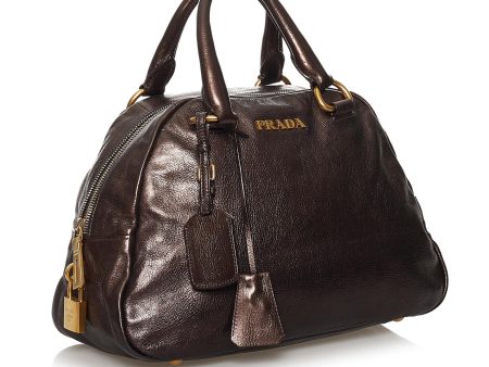 Prada Vitello Daino Satchel 30119 Supply