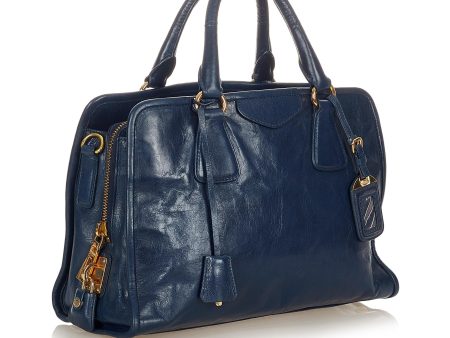 Prada Vitello Shine Satchel 23789 Online Sale