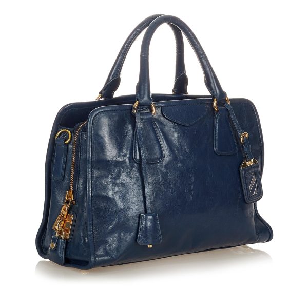 Prada Vitello Shine Satchel 23789 Online Sale