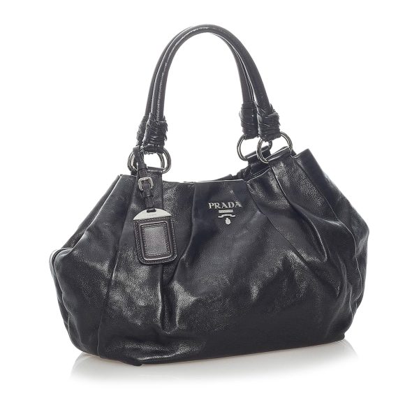 Prada Vitello Daino Leather Tote Bag 32029 Cheap