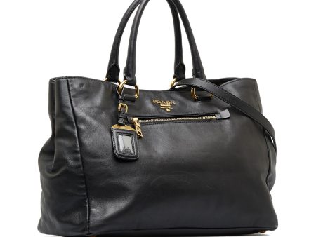 Prada Vitello Shine Satchel zMORDS Supply