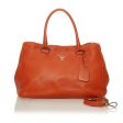 Prada Vitello Daino Satchel 27836 Hot on Sale